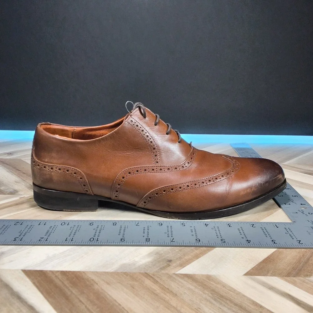 Wolf And Shepherd Senna Oxford Wingtip Brogue BROWN DRESS SHOES MENS 12.5 D